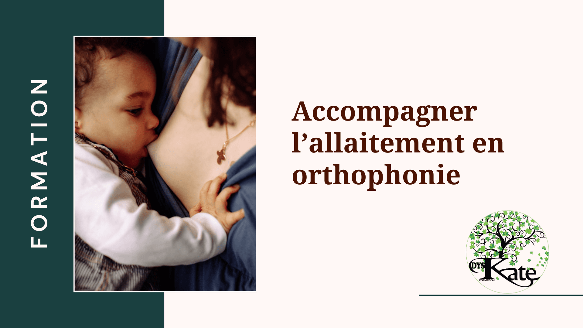 Accompagner l'allaitement en orthophonie